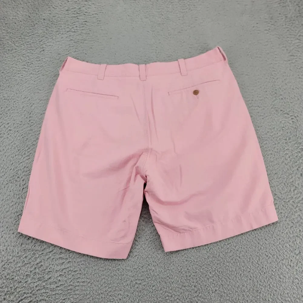 J.CREW Shorts Mens 34 Pink Sunwashed Oxford Chino‎ Preppy Beach Casual Pockets